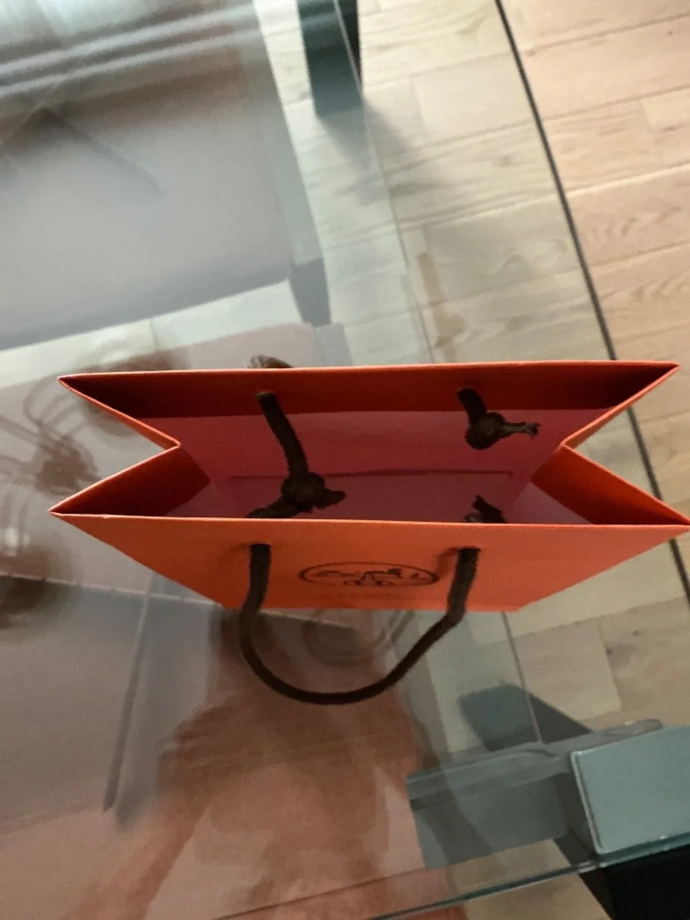Authentic Hermes small paper bag
